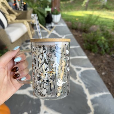 Silly Goose Glass Tumbler
