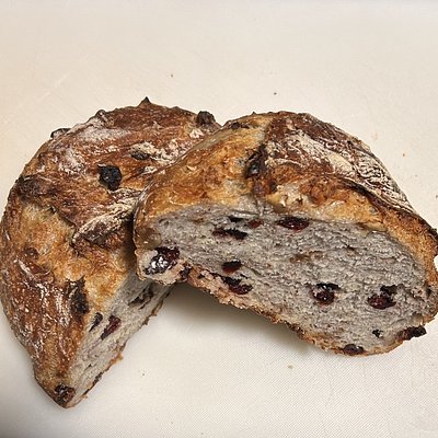 Toasted Walnut And Cranberry Bread