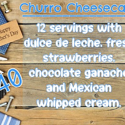 Churro Cheesecake Box 🩵💙