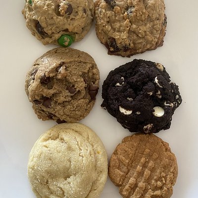 Half and Half Dozen Cookies