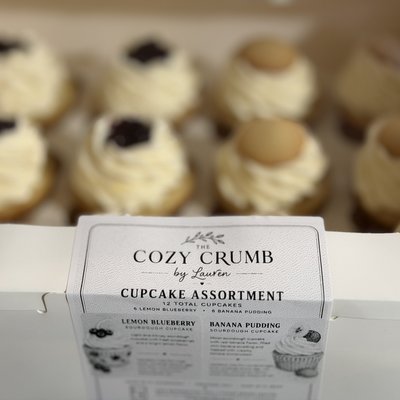 Half And Half Gourmet Cupcake Box