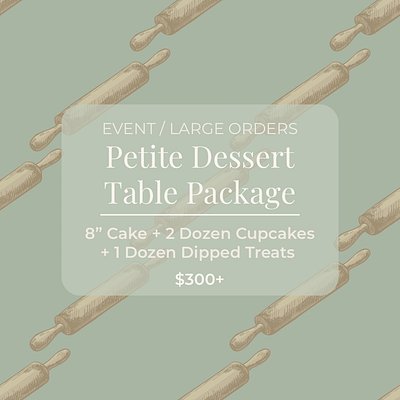 Petite Dessert Table Package 