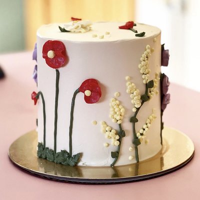 6” Three Layer Custom Cake