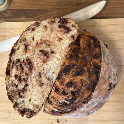 Chocolate Chip Croissant Sourdough Loaf