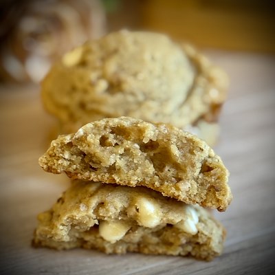 Salted Caramel Toffee Cookies