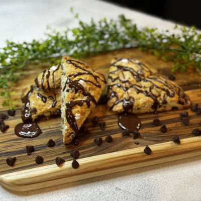 Chocolate Chips Sourdough Scones- 4 Pack