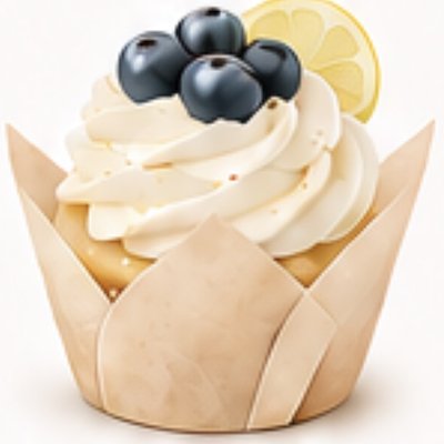 Lemon Blueberry Cupcake
