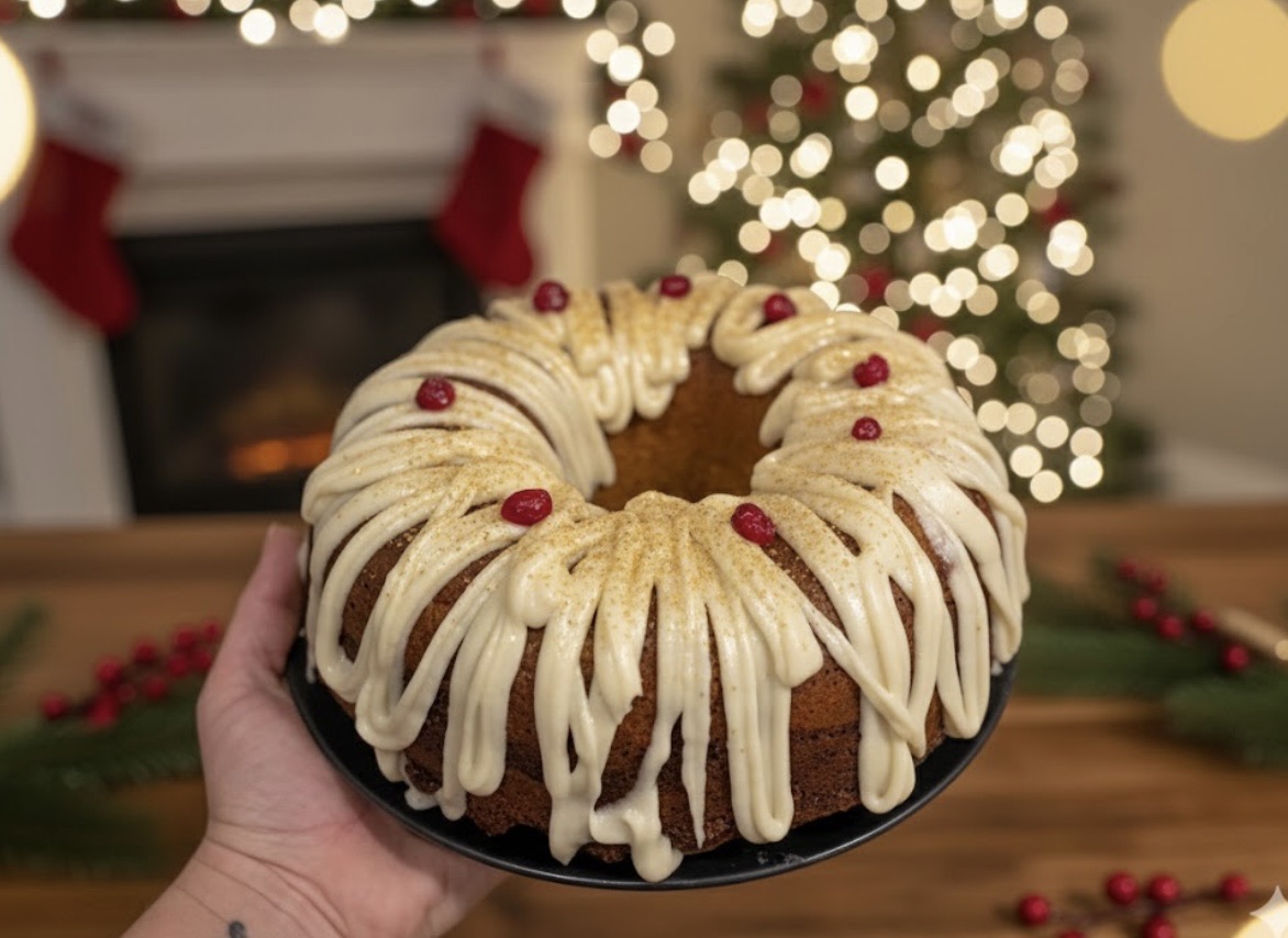 Cinnamon Swirl Bundt Cake With Cream Cheese Icing 