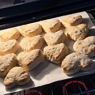 Heart Shaped Buttermilk Biscuits | 8 Pack