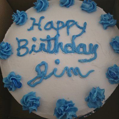 Two Layer White Cake