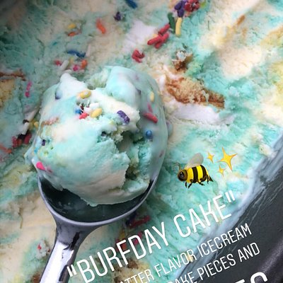 Quart Burfday Cake Ice Cream
