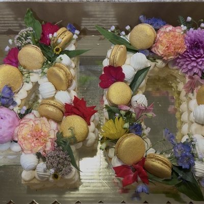 Letter/Number Cake Or Cookie Tarts  
