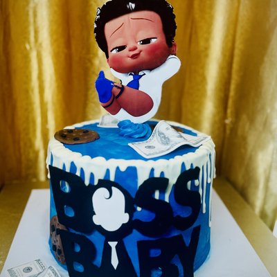 Custom Boss Baby Birthday Cake 