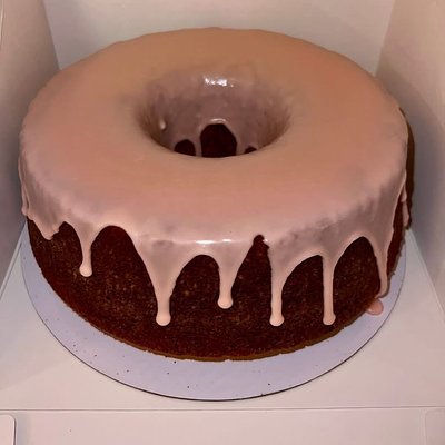 Cheerwine Pound Cake With Or Without Cherry Cream Cheese Icing OR Cheerwine Glaze