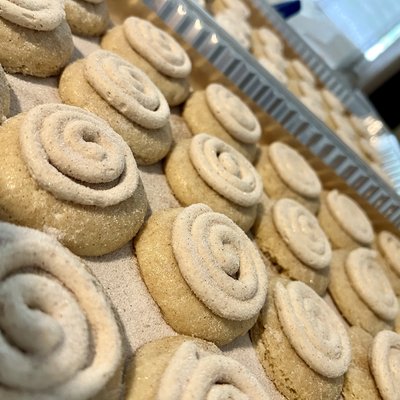 Frosted Churro Cookies 