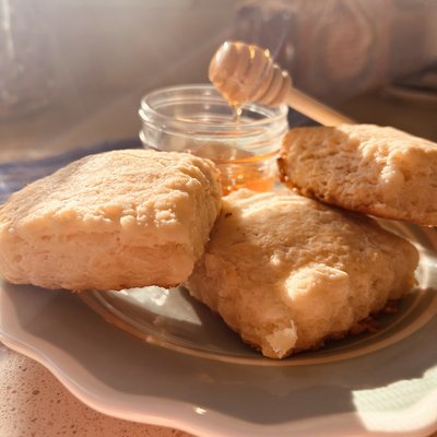Buttermilk Sourdough Biscuits 