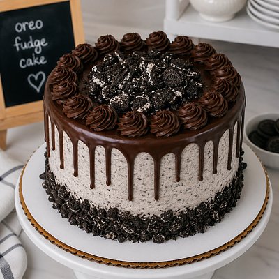 Oreo Fudge Cake