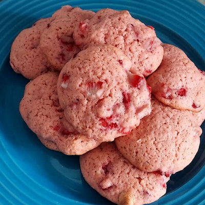 Strawberry Drop Cookies