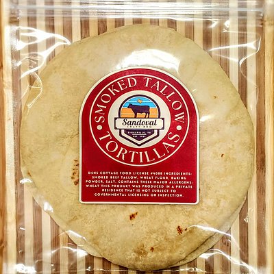 Smoked Tallow Flour Tortillas (12 Pk)