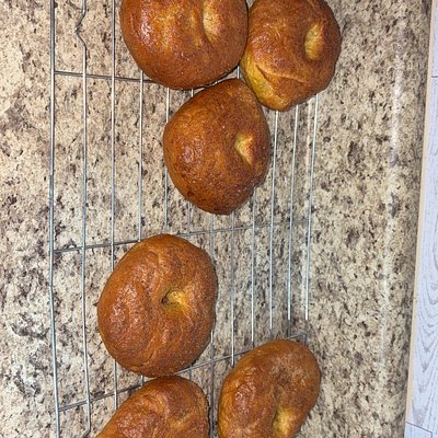 Pumpkin Spice Bagels