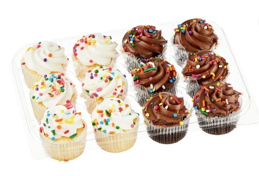 Mini Chocolate/Vanilla Cupcake Variety -12 Count