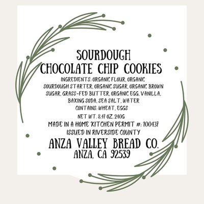 Sourdough Chocolate Chip Cookies 