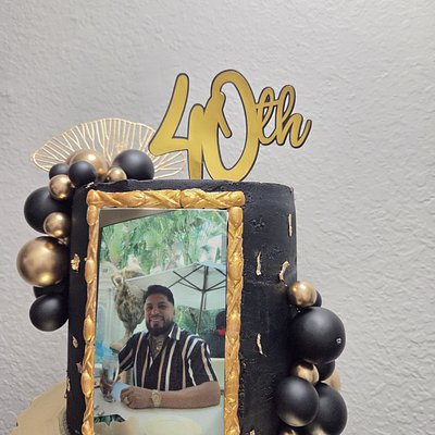 Tall Picture Frame Cake 