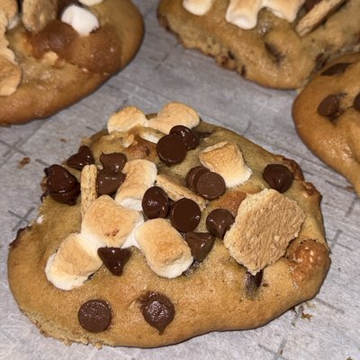 Sourdough Campfire Crumb Cookies