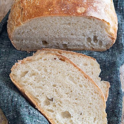 HALF Rustic Italian Sourdough Loaf (Machine Sliced)