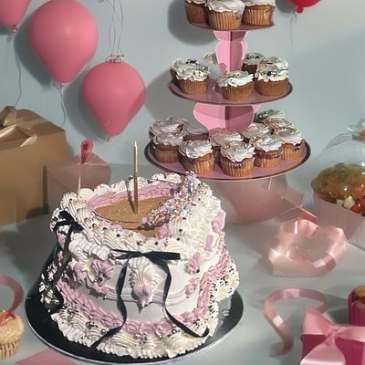 Party Package - Cake, Cupcakes & Box Brownies 