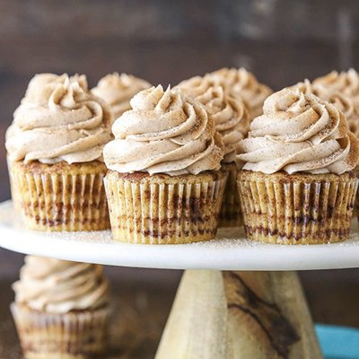 Cinnamon Swirl Cupcakes