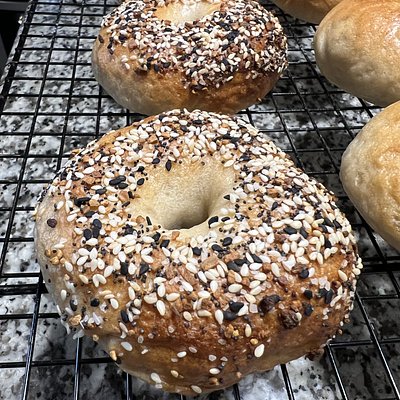 4 Pack Everything Sourdough Bagels (Vegan Friendly)   