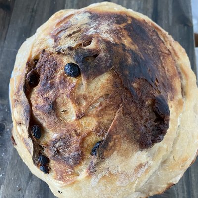 Cinnamon Sugar Swirl With Raisins Boule
