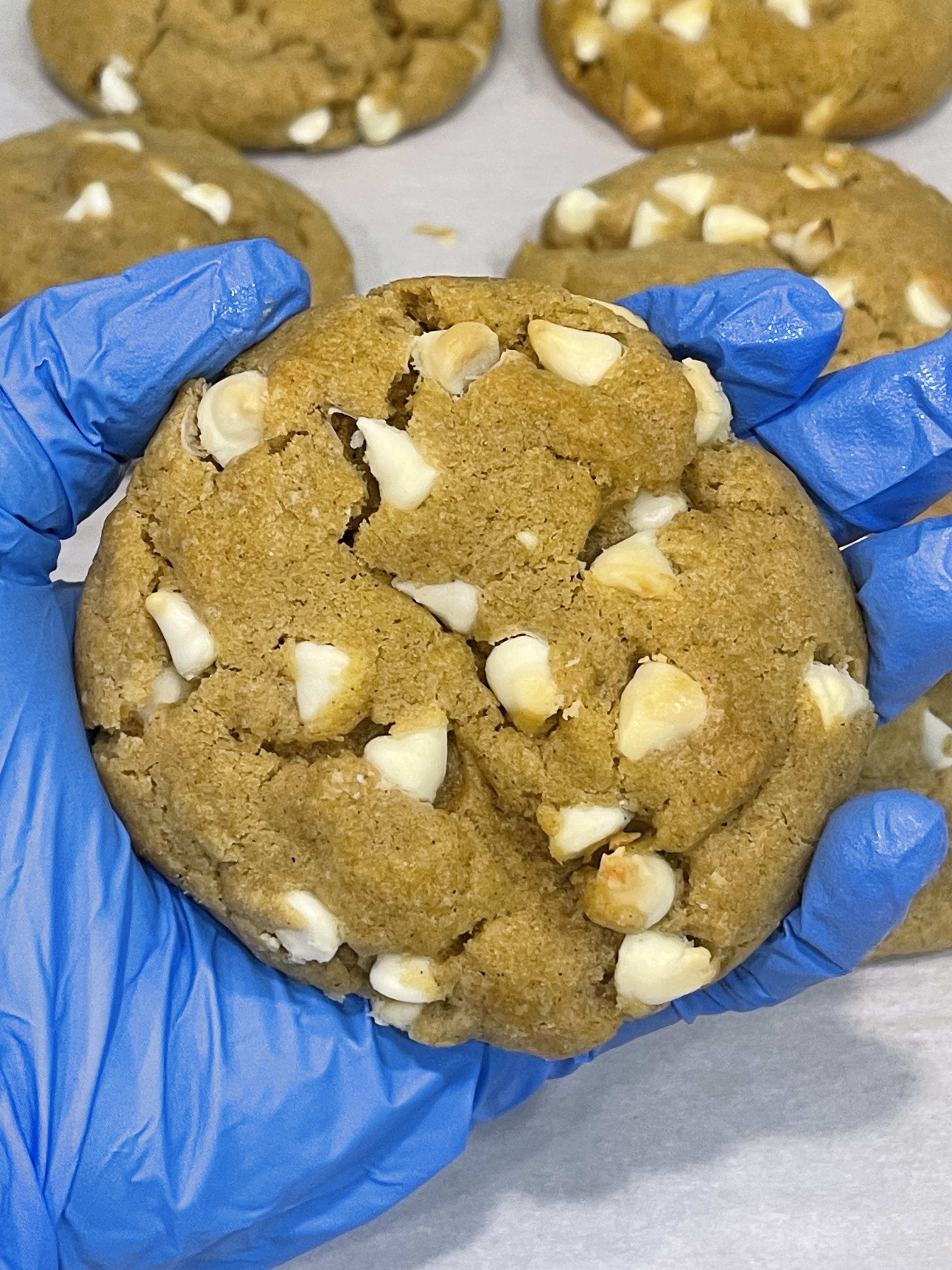 Pumpkin Spice White Chocolate Chip Cookies (1/2 Dozen)