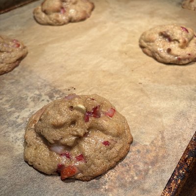 Fresh Milled Strawberries and Cream Cookie