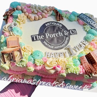 1/4 Sheet Cake (20-24 Servings)
