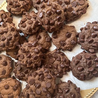Double Chocolate Chip Cookies 