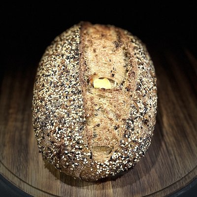 White Cheddar Everything Seasoning Sourdough Bread