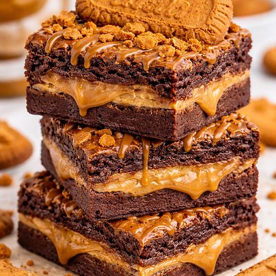 Biscoff Cookie Butter Gourmet Brownie