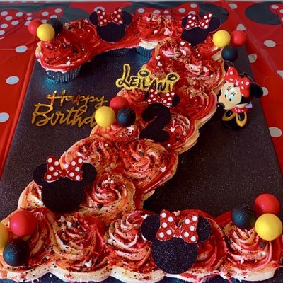 Number Or Letter Cupcakes 