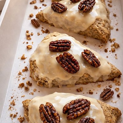 Maple Pecan scones 