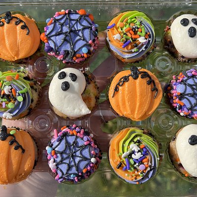 Mini Halloween Cupcake Assortment (1 Dozen)