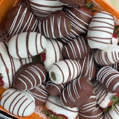 Mixed Chocolate Covered Fruit Bowl-Large