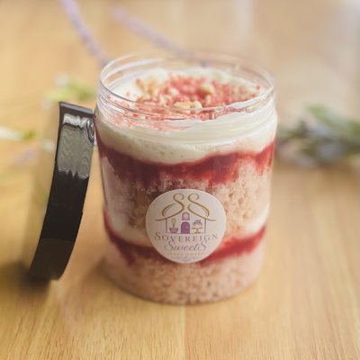 NEW Strawberry Crunch Cake Jar