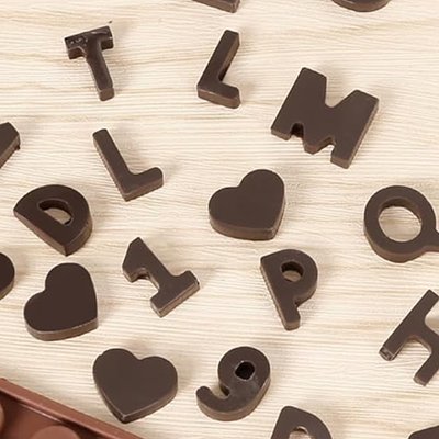 Chocolate Molds — Letters