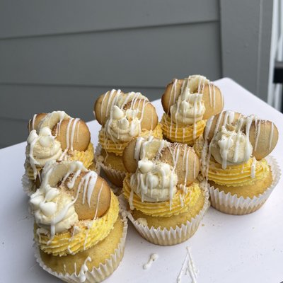 Banana pudding gourmet cupcakes 🍌