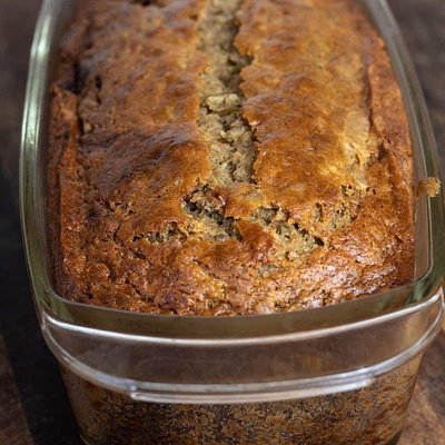 Sourdough Banana Bread (Long-fermented) *with or without nuts