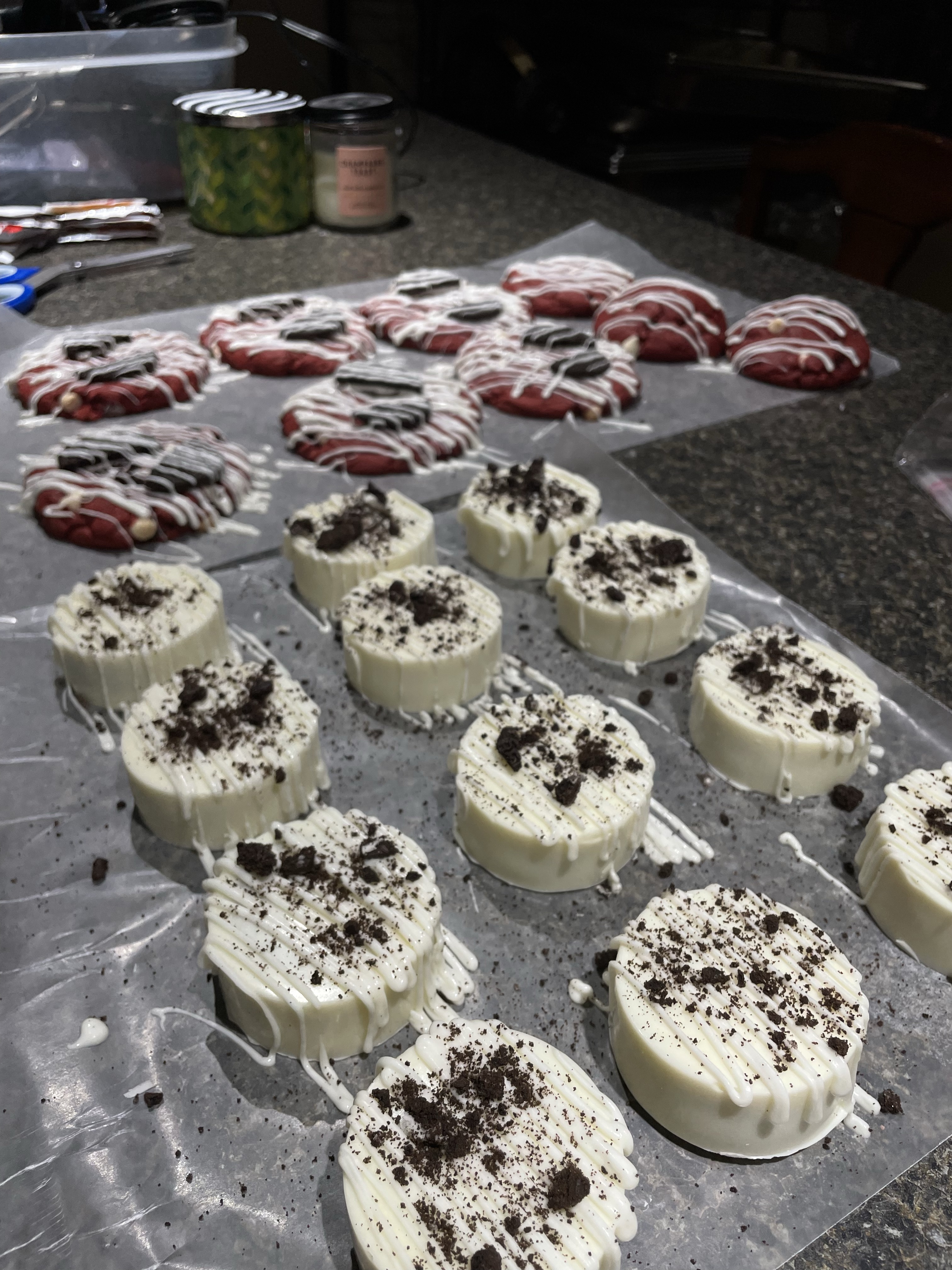 Chocolate covered oroes 