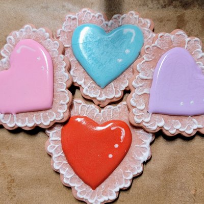 Lace Hearts