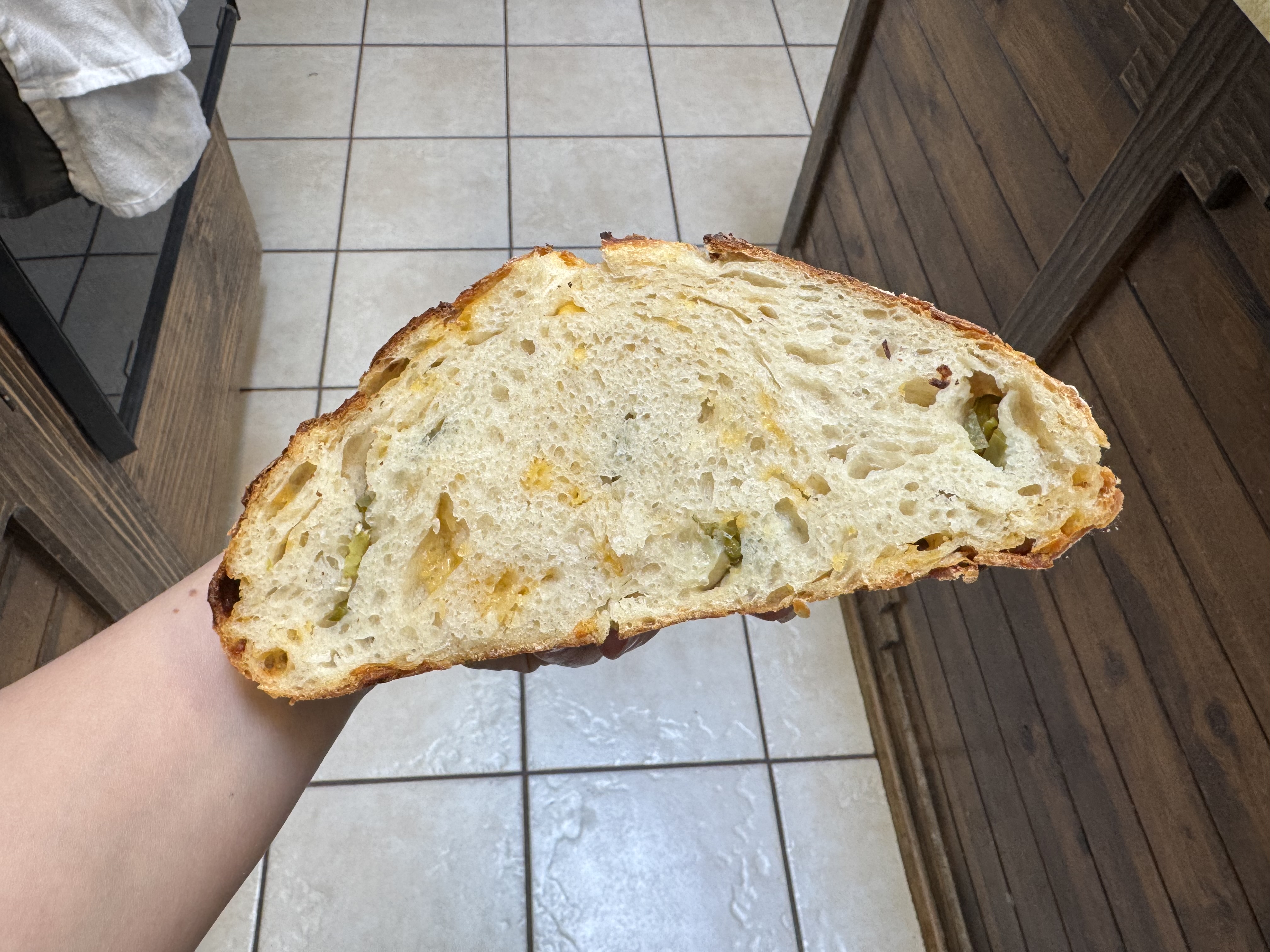 Jalapeño Cheddar Sourdough Bread 